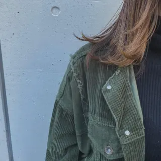 セミロング putri店長 和田鈴采のヘアスタイル