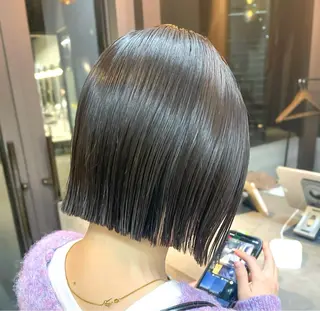 ショート パーマ mee.表参道所属・ボブ/ショート /パーマ/shinのヘアスタイル