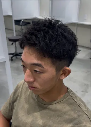パーマ メンズ 加藤 拓海のヘアスタイル