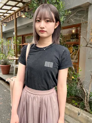 ミディアム AI TOKYO　S所属・mizuki 【韓国レイヤー】のヘアスタイル