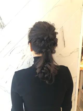 ミディアム カラー ヘアアレンジ ✨似合うのその先へ✨ 田中延和のヘアスタイル