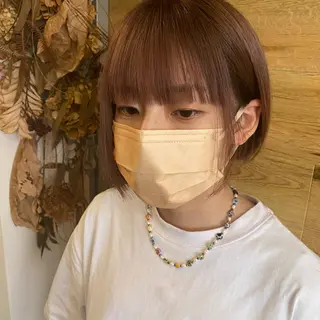 ミディアム RURI韓国ボブ 🇰🇷タッセルボブのヘアスタイル