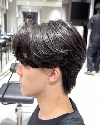 メンズ 曲がる縮毛/カルマパ ーマ/池袋/横村大全のヘアスタイル