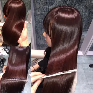 セミロング ロング カラー Re:ta KANZOのヘアスタイル