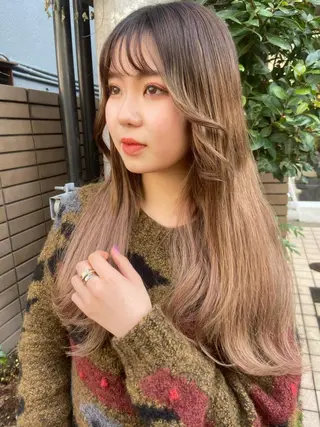 ロング カラー 松尾太樹 【pia】福岡美容室のヘアスタイル