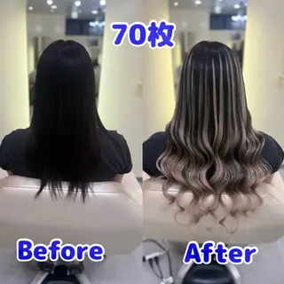 ロング シールエクステAOI 🫧🩵NEOBOXのヘアスタイル