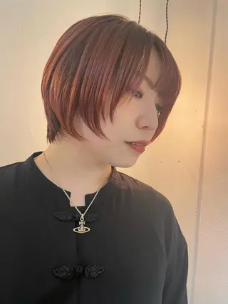 ショート カラー 京都美容師 塩のヘアスタイル