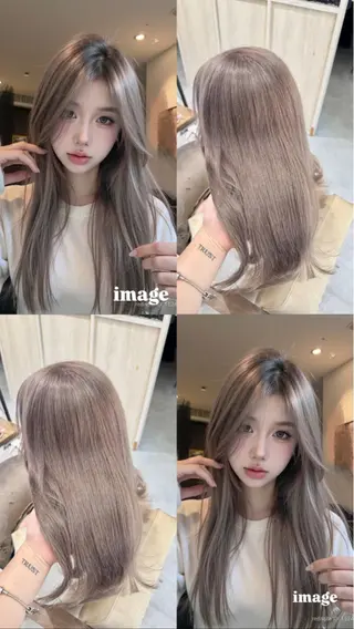 ロング カラー Ouka/Wカラー/ 大人艶カラーのヘアスタイル