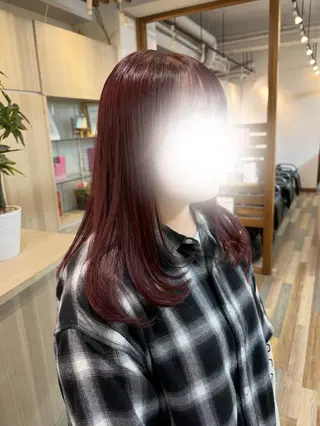 セミロング 塙 梨菜🧸🤍のヘアスタイル