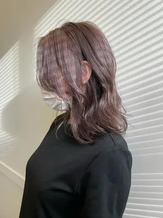 ミディアム カラー メンズ特化 パーマ/オザワのヘアスタイル