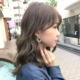 ロング パーマ ブリーチなし✨艶髪 カラー𓃲YAGIのヘアスタイル