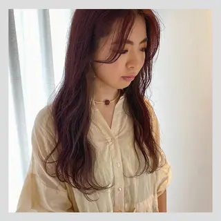 ミディアム カラー 当日予約大歓迎💗 依田瑞希のヘアスタイル
