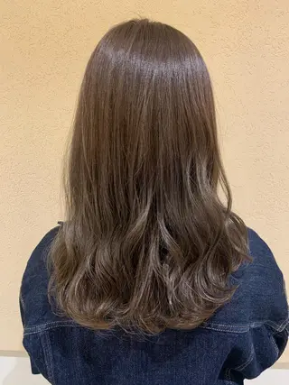 セミロング カラー シャドールーツ美容師 篠原康太のヘアスタイル