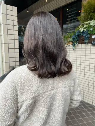 セミロング 仙田 遥のヘアスタイル