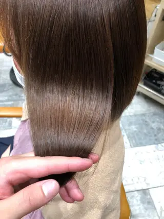 ショート カラー パーマ 新宿✨顔周りカット 韓国ヘア/坂本亜裟海のヘアスタイル