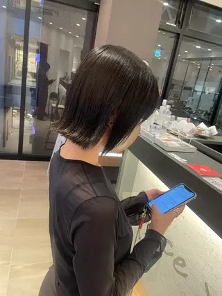 ショート カラー 堀江/韓国・透明感 カラー/みずき🐩のヘアスタイル