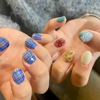 ネイル 🎀NAIL🎀 AI🪄︎︎◝✩のネイルデザイン