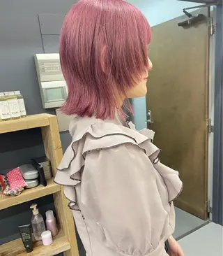 セミロング arisa/暖色 /伏見/レイヤーのヘアスタイル