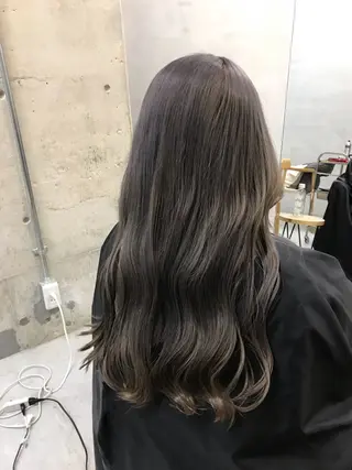 ロング カラー muku所属・レディースカット モデル/ayunaのヘアスタイル