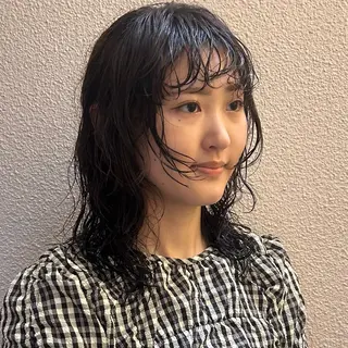 ミディアム パーマ 🌿ボブ パーマ高橋啓太🌿のヘアスタイル