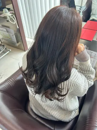 セミロング 中本 日葵梨のヘアスタイル