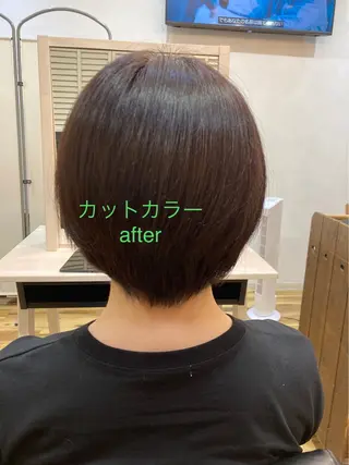 ショート カラー JUNO HAIR SALON所属・RuCOR. yuriのヘアスタイル
