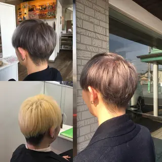 カラー メンズ 石崎 直也のヘアスタイル
