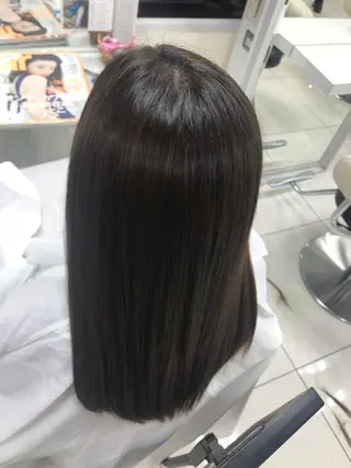 ロング パーマ 【暖色カラー特化】 中山由梨のヘアスタイル