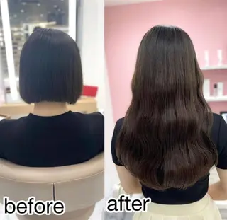 ロング カラー 💎エクステ専門店 BIZE梅田🇰🇷のヘアスタイル