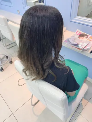 ロング カラー ✂︎✂︎レディースの メンズカット屋さんのヘアスタイル