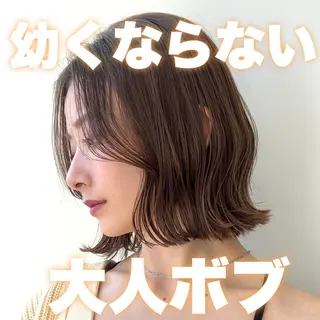 ショート カラー 莉乃/縮毛矯正/髪質 改善/艶カラーのヘアスタイル