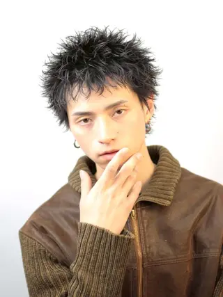 メンズ 'メンズ職人🔥 トレンドパーマ🔥のヘアスタイル