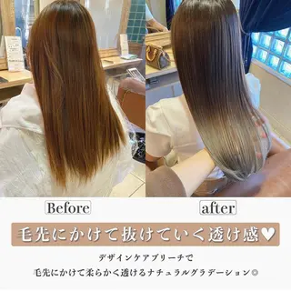 ロング カラー 森 早希絵のヘアスタイル