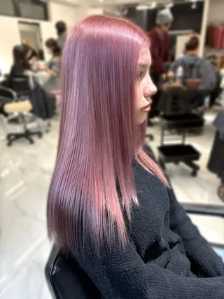 ロング カラー haruka /韓国レイヤーのヘアスタイル