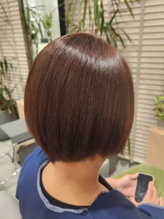 ショート 💜艶髪カラー💜 🎶富川美希🎶のヘアスタイル