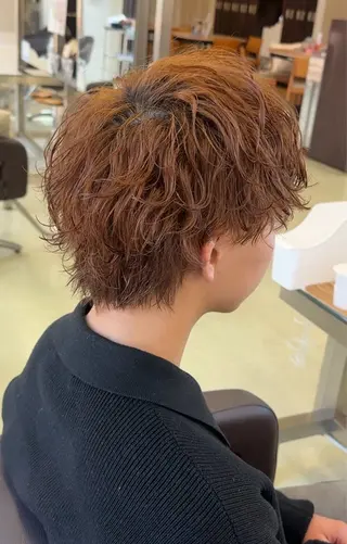ショート パーマ 小芝涼介/レイヤー /メンズパーマ✂️のヘアスタイル