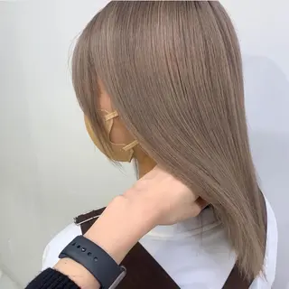 ロング カラー 🥞ベージュ系カラー 【すずきりほ】🥞のヘアスタイル