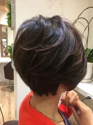 ショート 似合わせカラー✨人気 荻窪🌈川端風子のヘアスタイル