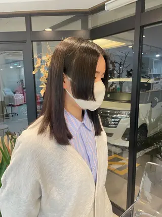 セミロング 前川 瑞希のヘアスタイル