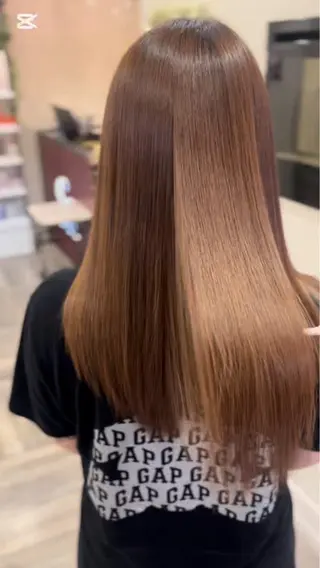 ロング CIEL大名店 髪質改善・Aujua認定サロン【髪質改善シエル】所属・CIEL天神／大名／ 縮毛矯正／髪質改善のヘアスタイル