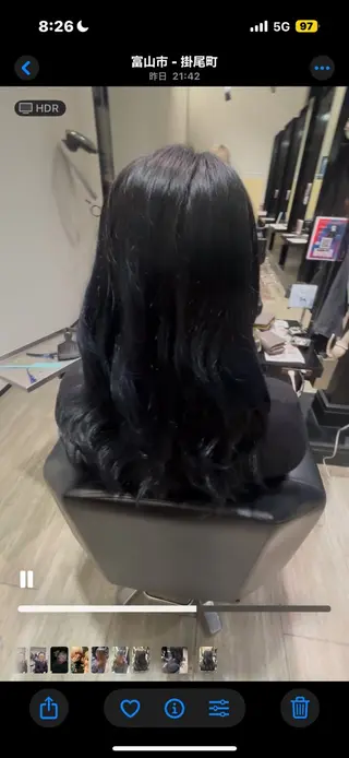 ロング よしい あゆのヘアスタイル