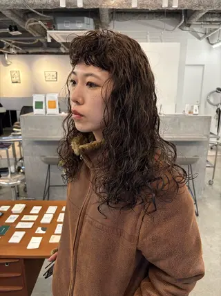 ロング 【お洒落パーマ】 Elme　肥塚康汰郎のヘアスタイル