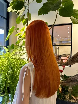 ロング なかの りなのヘアスタイル