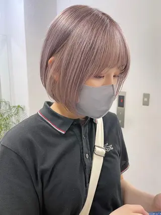 ショート 🧸艶々韓国ヘア 🧁mizunaのヘアスタイル