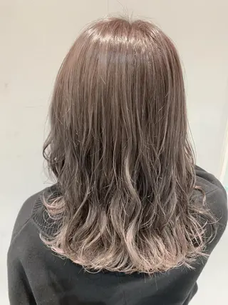 セミロング カラー 🦖鶴岡香純🦖 育休中のヘアスタイル