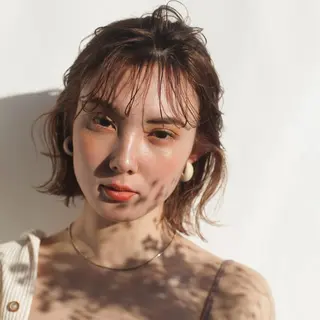 ミディアム カラー サソウ ユリエ🥥のヘアスタイル