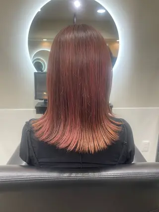 セミロング カラー 樅木 恒毅のヘアスタイル