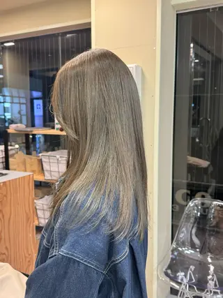 セミロング カラー ブリーチなしWカラー レイヤー/KOHNOのヘアスタイル