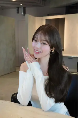 ロング 美顔形成｜酒井 ｜青山のヘアスタイル