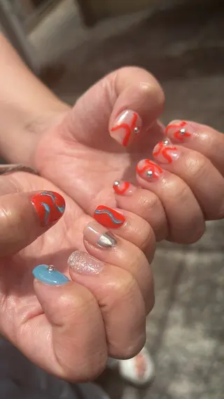 ネイル nailsalon　hue所属・小山 羽奈のネイルデザイン